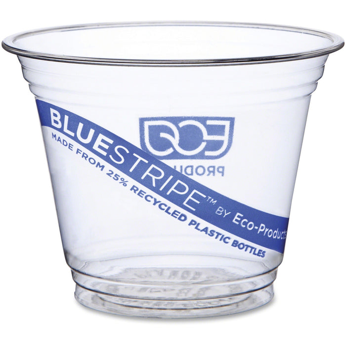 Eco-Products BlueStripe Cold Cups - ECOEPCR9