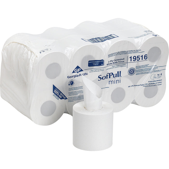 SofPull Centerpull Mini Toilet Paper - GPC19516