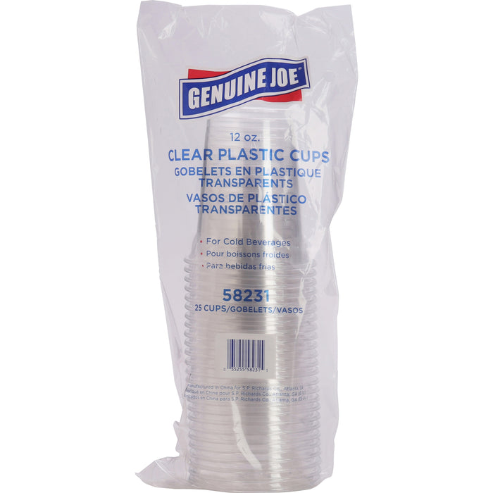 Genuine Joe Clear Plastic Cups - GJO58231