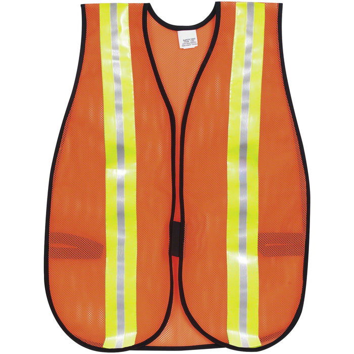 Crews Reflective Fluorescent Safety Vest - MCSCRWV201R