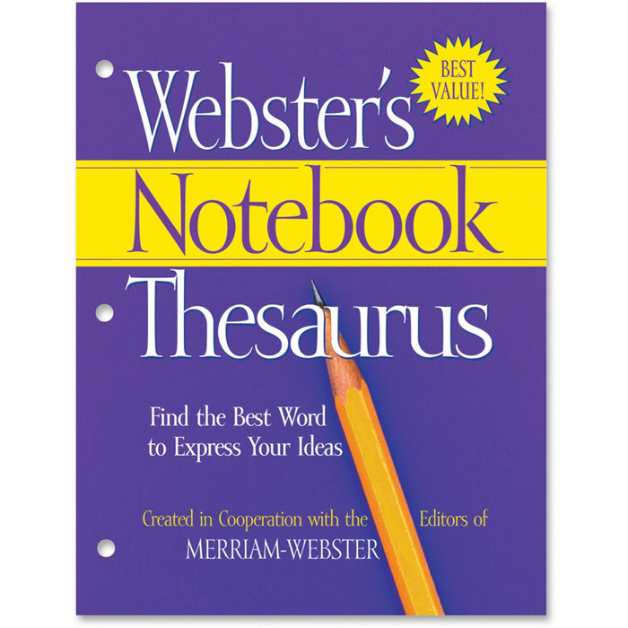 Merriam-Webster Notebook Thesaurus Printed Book - MERFSP0573