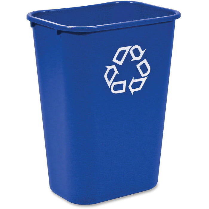 Rubbermaid Commercial Large Recycling Wastebasket - RCP295773BLUE