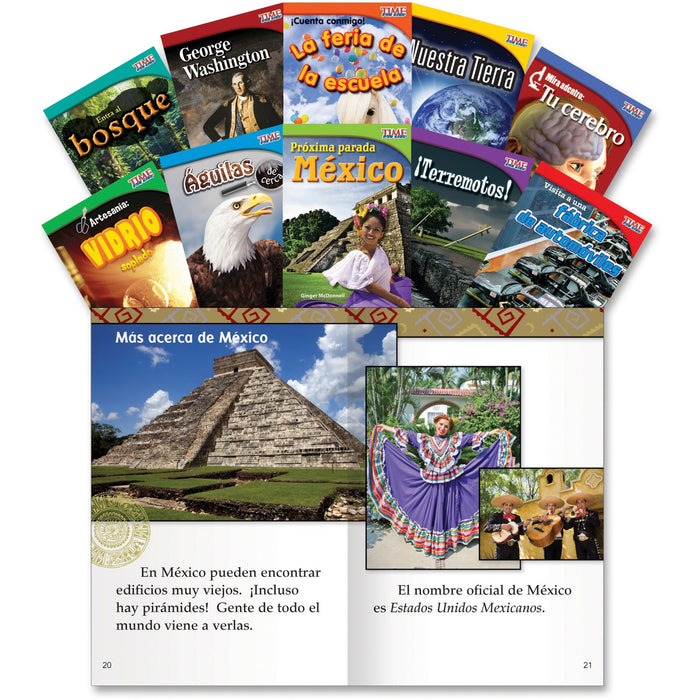 Shell Education TFK 1st-grade Spanish 10-Book Set 1 Printed Book - SHL16102