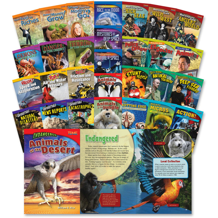 Shell Education Time for Kids Book Challenge Set Printed Book - SHL18385