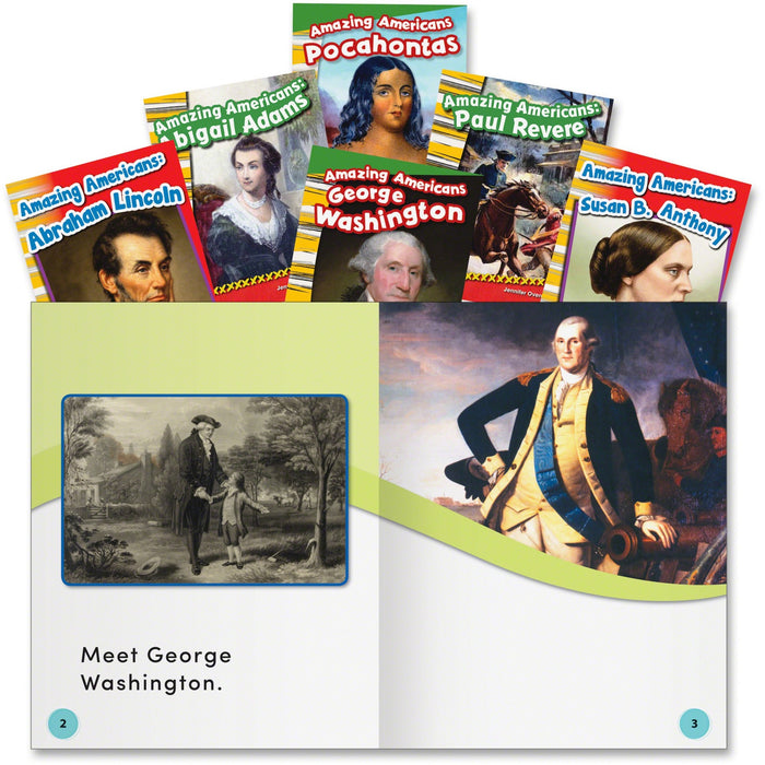 Shell Education Education Amazing Americans Book Set Printed Book - SHL20602