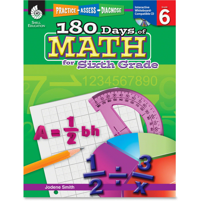 Shell Education Education 18 Days of Math for 6th Grade Book Printed/Electronic Book by Jodene Smith - SHL50802