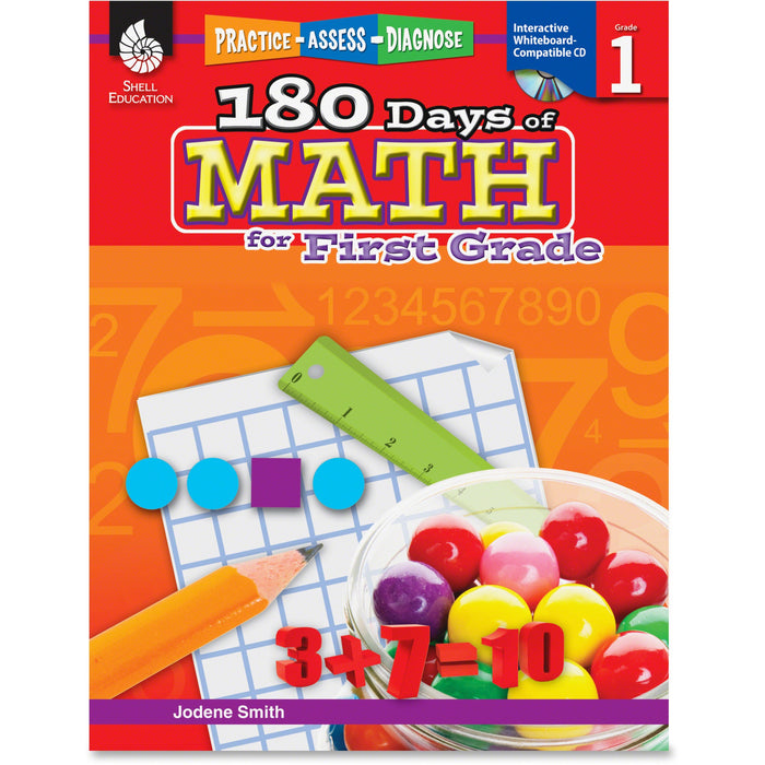 Shell Education Education 18 Days of Math for 1st Grade Book Printed/Electronic Book by Jodene Smith - SHL50804