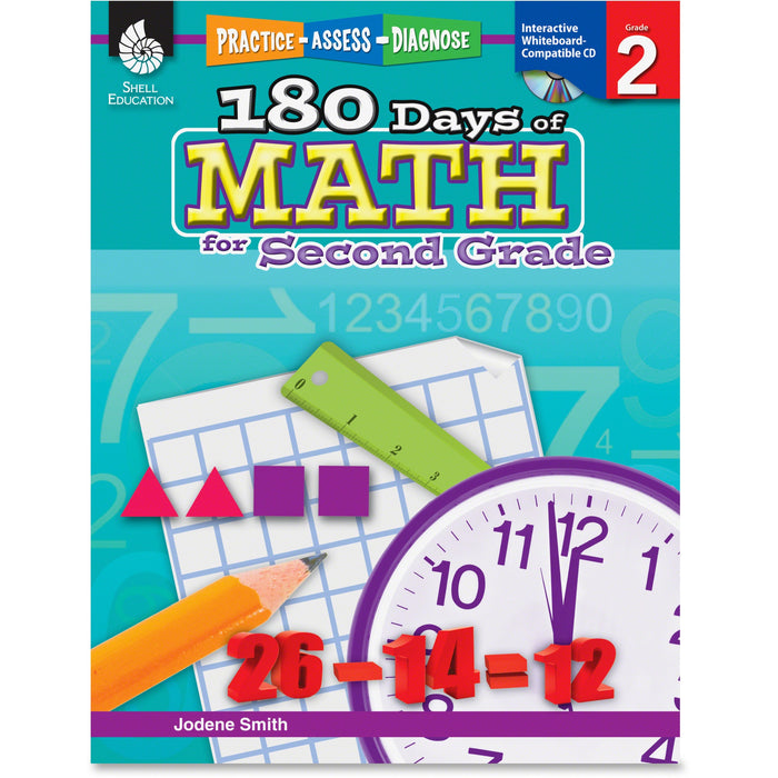Shell Education Education 18 Days of Math for 2nd Grade Book Printed/Electronic Book by Jodene Smith - SHL50805