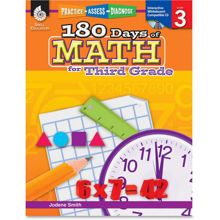 Shell Education Education 18 Days of Math for 3rd Grade Book Printed/Electronic Book by Jodene Smith - SHL50806