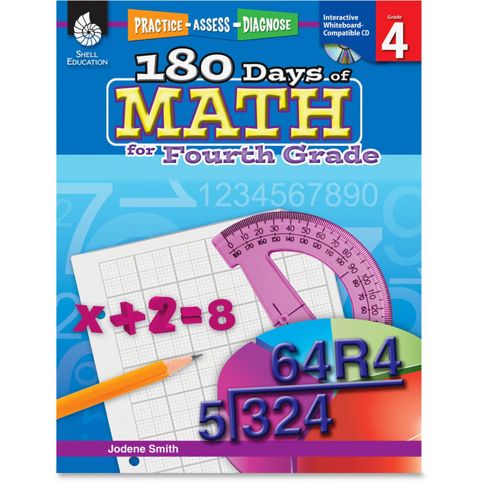 Shell Education Education 18 Days of Math for 4th Grade Book Printed/Electronic Book by Jodene Smith - SHL50807