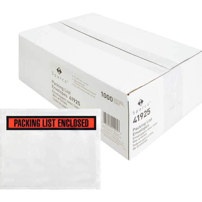 Sparco Pre-labeled Packing Slip Envelope - SPR41925