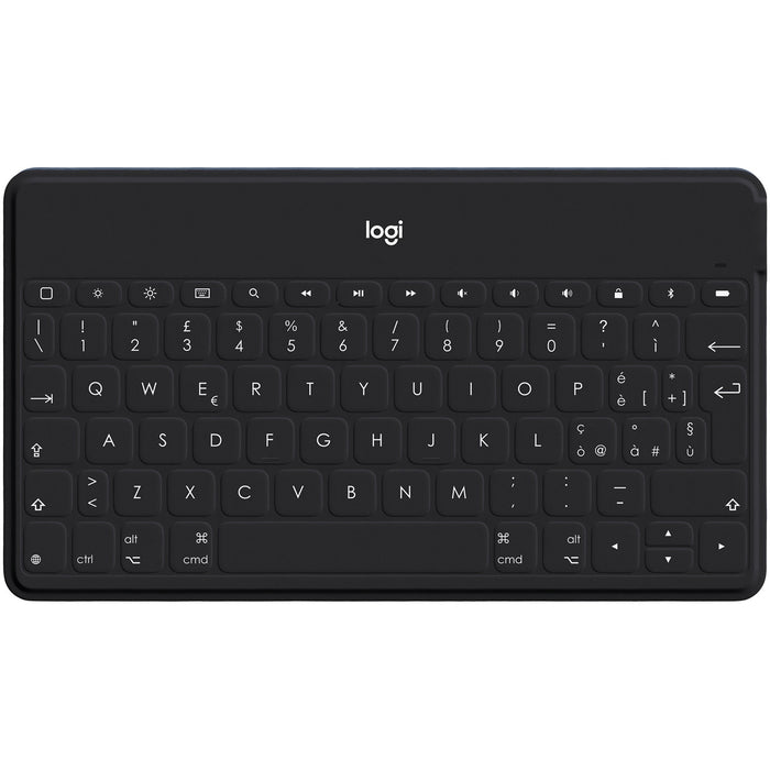 Keys-To-Go Super-Slim and Super-Light Bluetooth Keyboard for iPhone, iPad, and Apple TV - Black - LOG920006701
