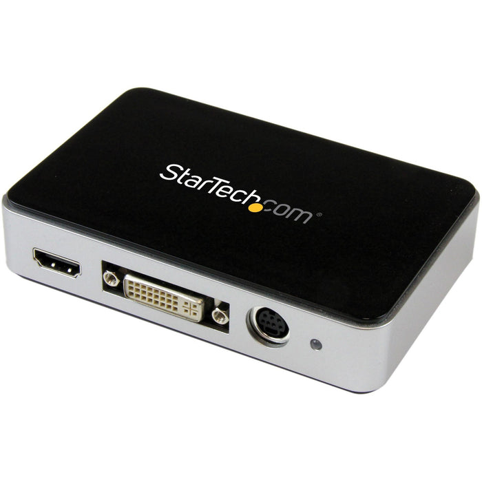 StarTech.com USB 3.0 Video Capture Device - HDMI / DVI / VGA / Component HD Video Recorder - 1080p 60fps - STCUSB3HDCAP