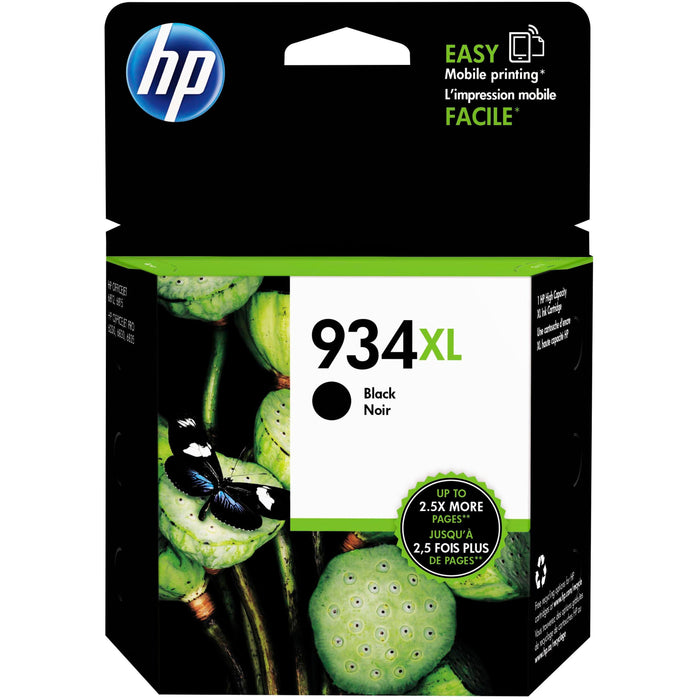 HP 934XL (C2P23AN) Original High Yield Inkjet Ink Cartridge - Black - 1 Each - HEWC2P23AN