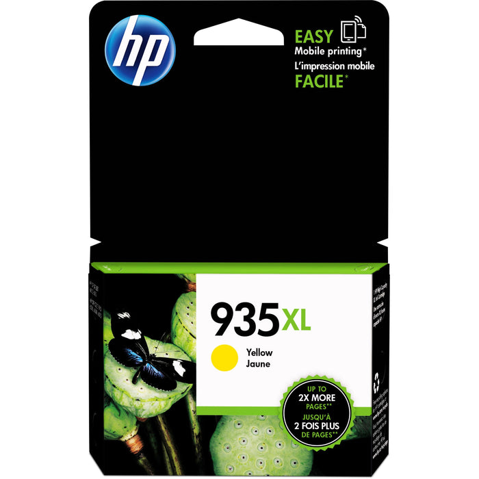 HP 935XL (C2P26AN) Original High Yield Inkjet Ink Cartridge - Yellow - 1 Each - HEWC2P26AN