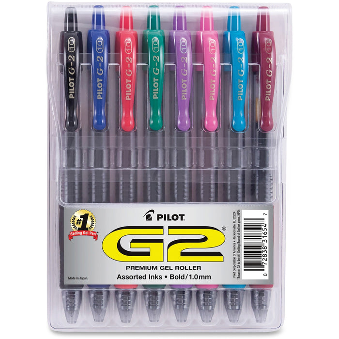 Pilot G2 8-pack Bold Gel Roller Pens - PIL31654