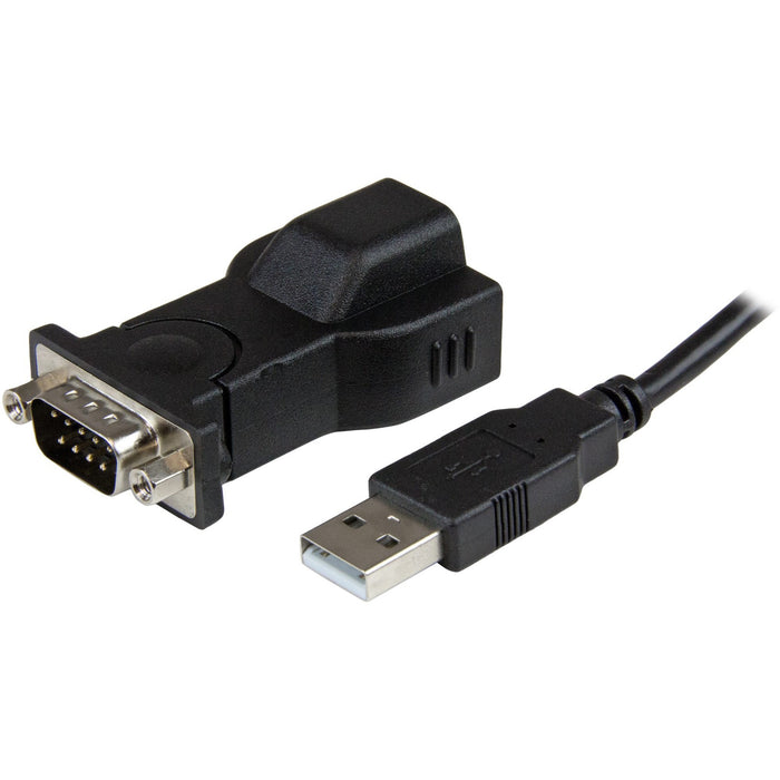 StarTech.com USB to Serial Adapter - Detachable 6 ft USB A-B Cable - Prolific PL-2303 - USB to RS232 Adapter Cable - STCICUSB232D