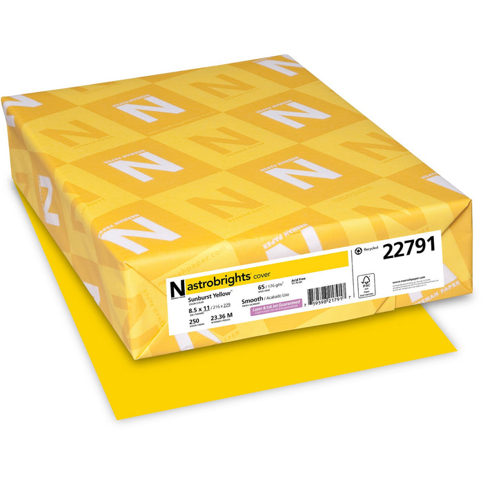 Astrobrights Colored Cardstock - Sun Yellow - WAU22791