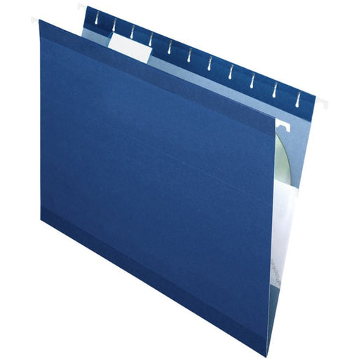 Pendaflex 1/5 Tab Cut Letter Recycled Hanging Folder - PFX415215NAV TOPS Products