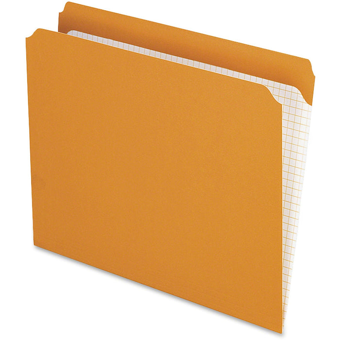 Pendaflex Straight Tab Cut Letter Recycled Top Tab File Folder - PFXR152ORA TOPS Products