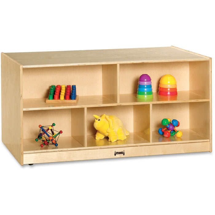 Jonti-Craft Rainbow Accents Toddler Double-sided Storage Shelf - JNT3241JC
