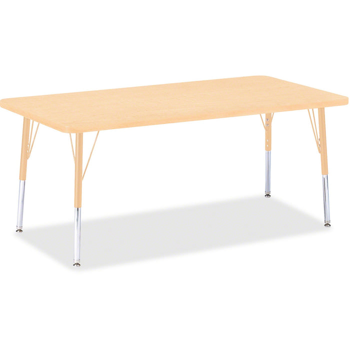 Jonti-Craft Berries Elementary Maple Top/Edge Rectangle Table - JNT6408JCE251