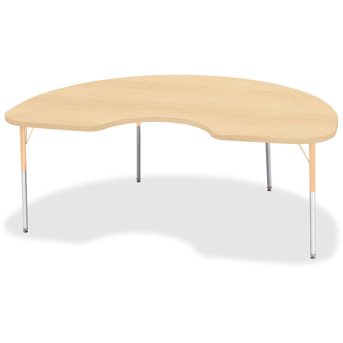 Jonti-Craft Berries Adult Height Maple Top/Edge Kidney Table - JNT6423JCA251