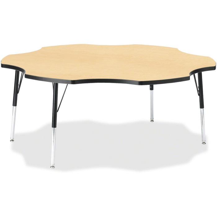 Jonti-Craft Berries Adult Black Edge Six-leaf Table - JNT6458JCA011