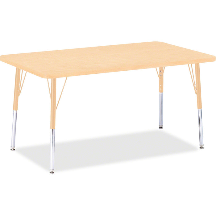 Jonti-Craft Berries Adult Height Maple Top/Edge Rectangle Table - JNT6473JCA251