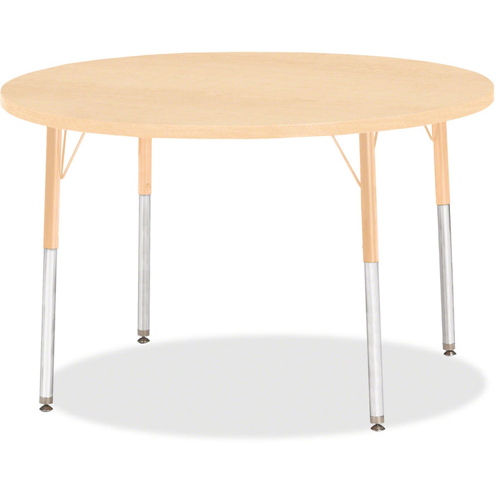 Jonti-Craft Berries Adult Height Maple Top/Edge Round Table - JNT6468JCA251