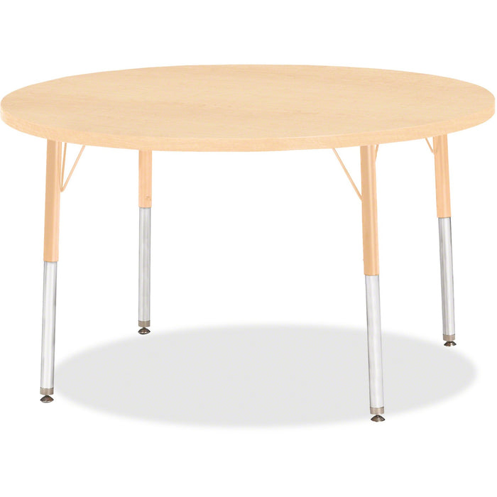 Jonti-Craft Berries Elementary Height. Maple Top/Edge Round Table - JNT6468JCE251