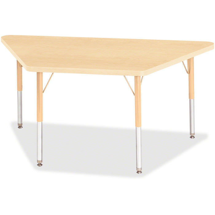 Jonti-Craft Berries Maple Top Elementary Height Trapezoid Table - JNT6438JCE251