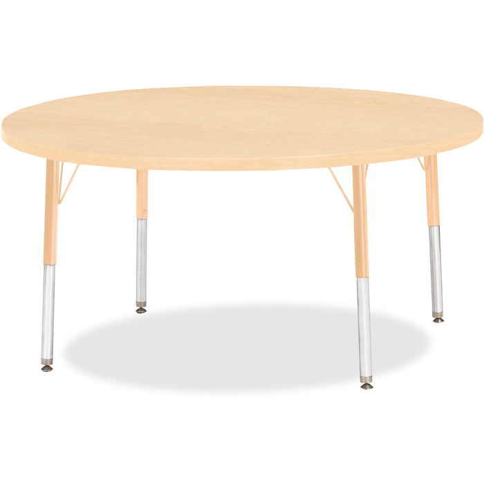 Jonti-Craft Berries Elementary Height Maple Top/Edge Round Table - JNT6433JCE251