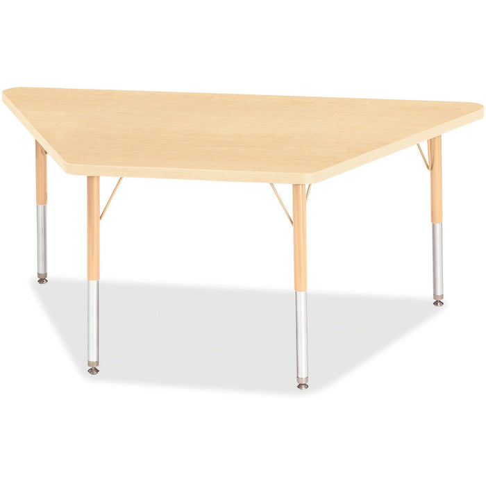 Jonti-Craft Berries Maple Top Elementary Height Trapezoid Table - JNT6443JCE251