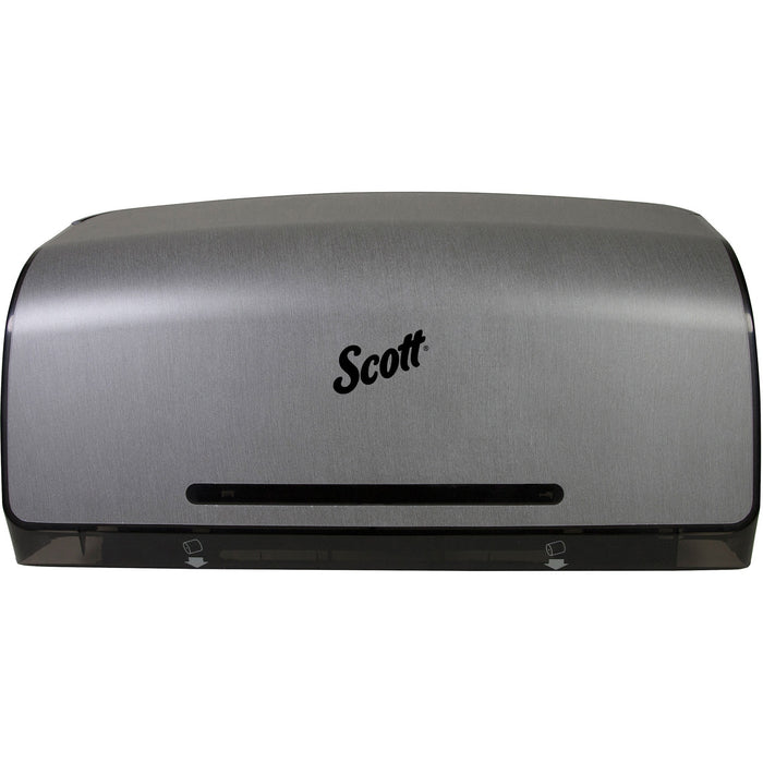 Scott Mod Coreless JRT Twin Bathroom Tissue Dispenser - KCC39732