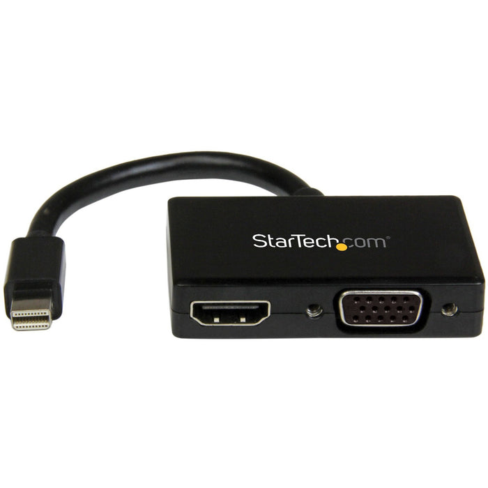 StarTech.com Travel A/V Adapter: 2-in-1 Mini DisplayPort to HDMI or VGA Converter - STCMDP2HDVGA