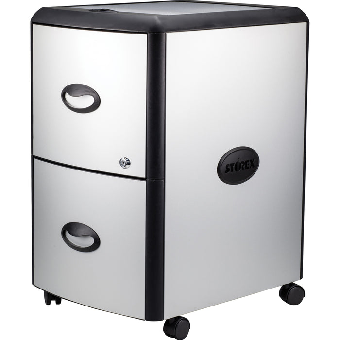 Storex Metal-clad Mobile Filing Cabinet - STX61351U01C