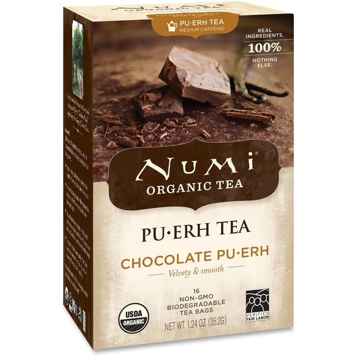 Numi Organic Chocolate Pu-erh Black Tea Bag - NUM10360