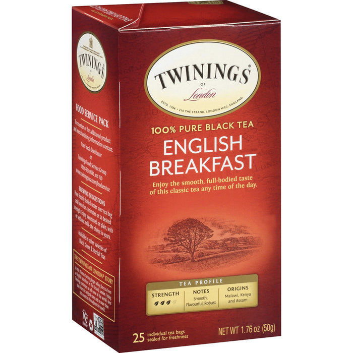 Twinings of London English Breakfast Black Tea Bag - TWG09181