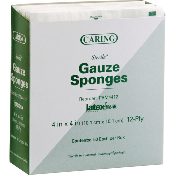 Medline Sterile Gauze Sponges - MIIPRM4412CT
