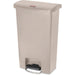 Rubbermaid Commercial Slim Jim 13G Front Step Container - RCP1883458 Rubbermaid Commercial Products