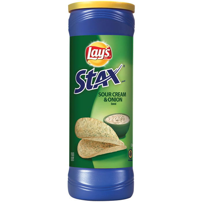 Lay's Stax Sour Cream/Onion Potato Crisps - QKR24312