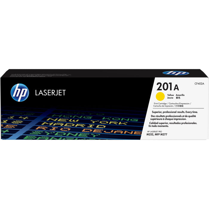 HP 201A Original Laser Toner Cartridge - Yellow - 1 / Pack - HEWCF402A