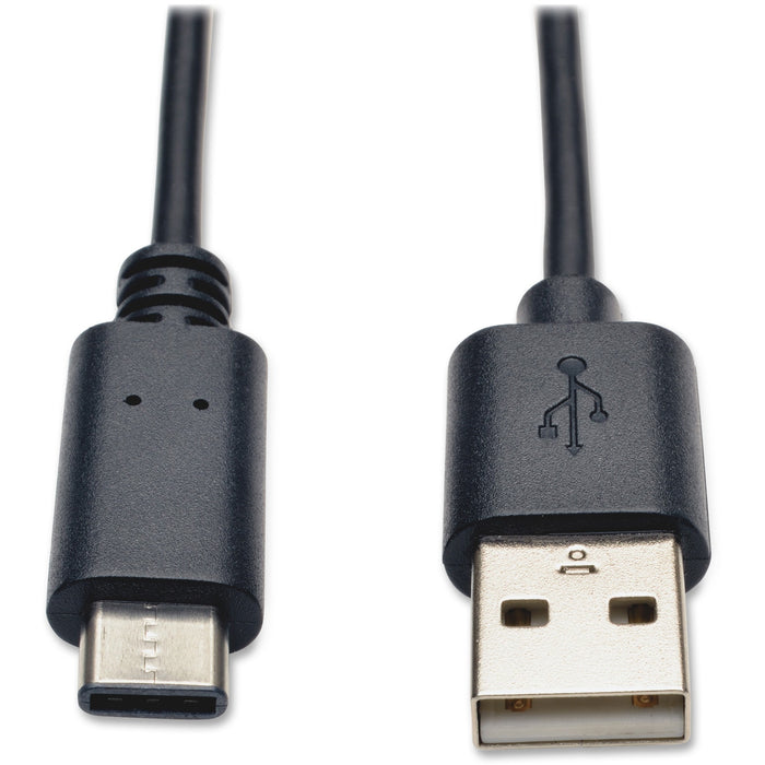 Tripp Lite 3ft USB 2.0 Hi-Speed Cable A Male to USB Type-C USB-C Male 3' - TRPU038003