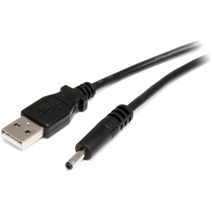 StarTech.com 2m USB to Type H Barrel Cable - USB to 3.4mm 5V DC Power Cable - STCUSB2TYPEH2M