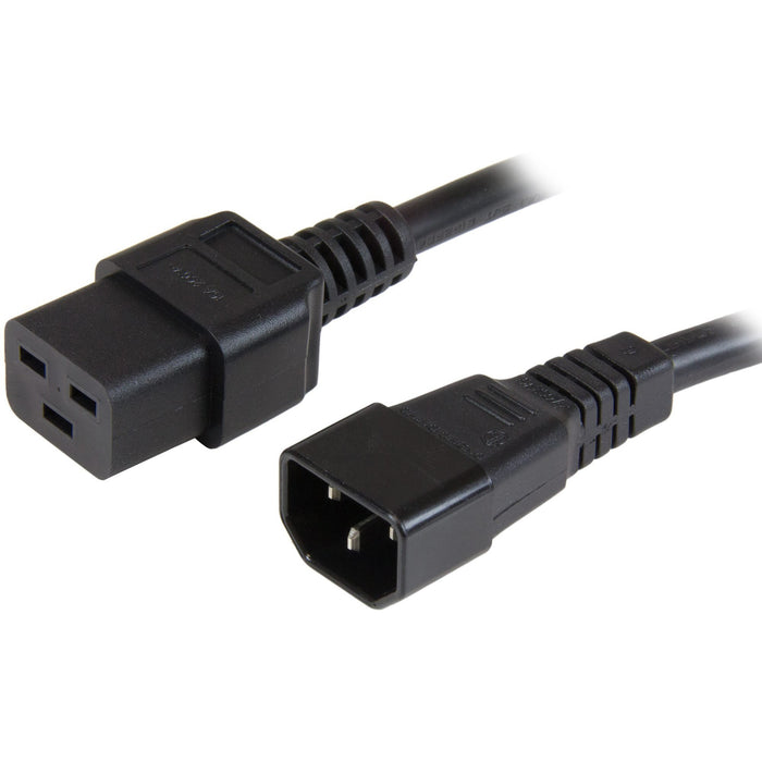 StarTech.com 3 ft Heavy Duty 14 AWG Computer Power Cord - C14 to C19 - STCPXTC14C19143