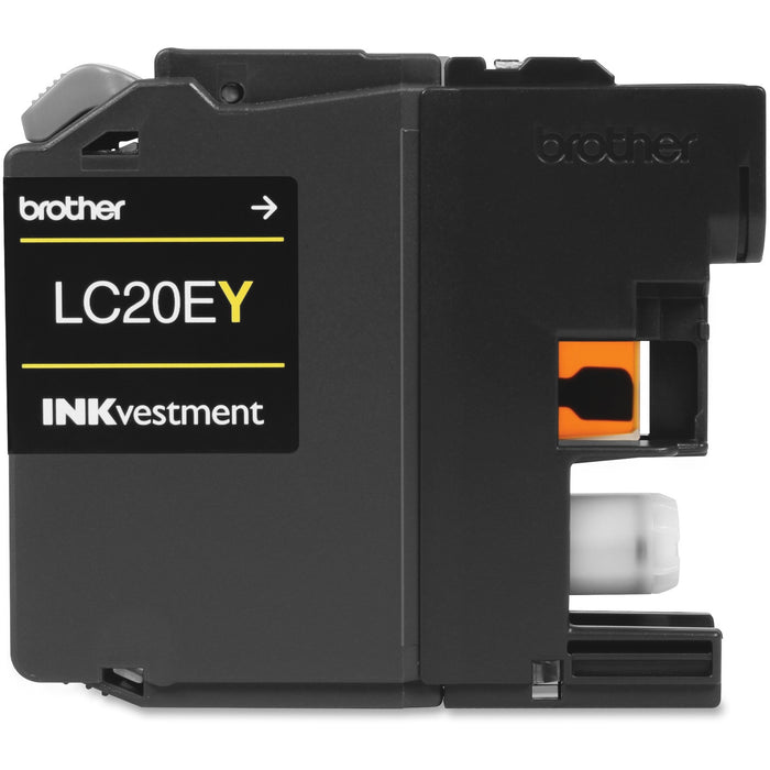 Brother Genuine LC20EY INKvestment Super High Yield Yellow Ink Cartridge - BRTLC20EY