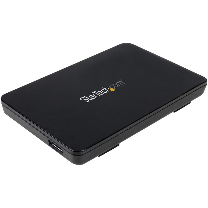 StarTech.com USB 3.1 (10 Gbps) Tool-free Enclosure for 2.5" SATA Drives - STCS251BPU313