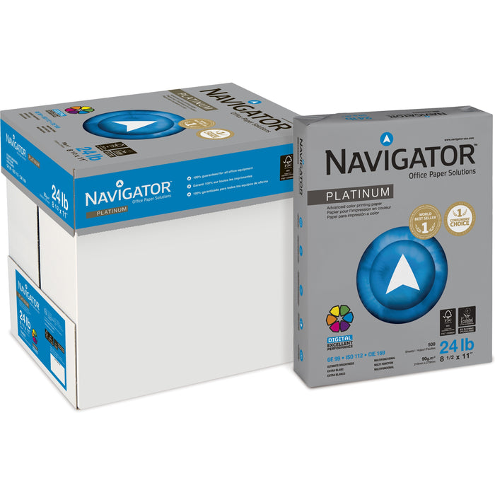 Navigator Platinum Superior Productivity Multipurpose Paper - Silky Touch - Bright White - SNANPL1124