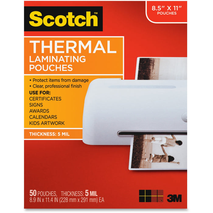 Scotch Thermal Laminating Pouches - MMMTP585450